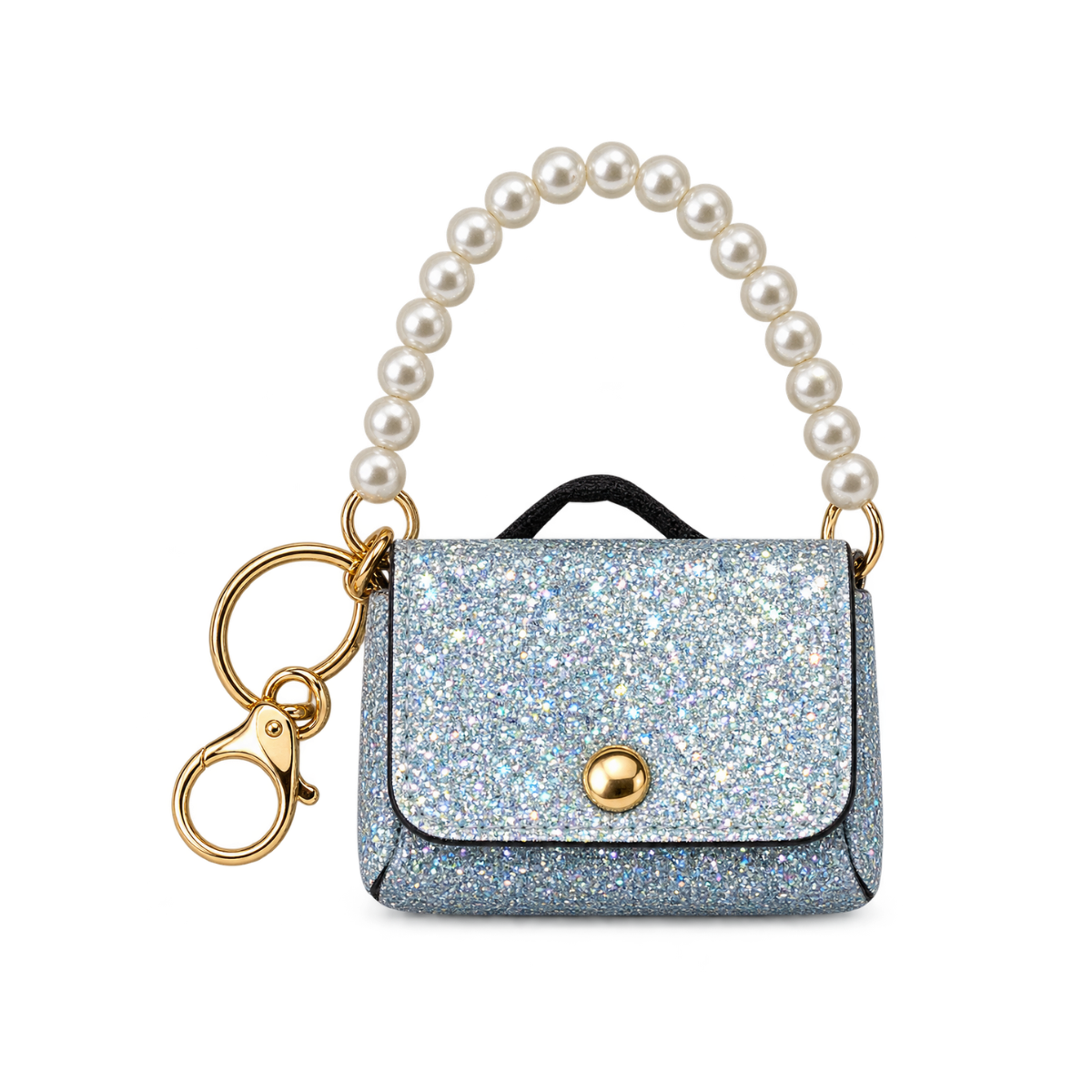 Llavero Mini Cartera con Brillos
