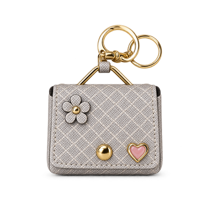 Llavero Mini Cartera con Detalles Decorativos
