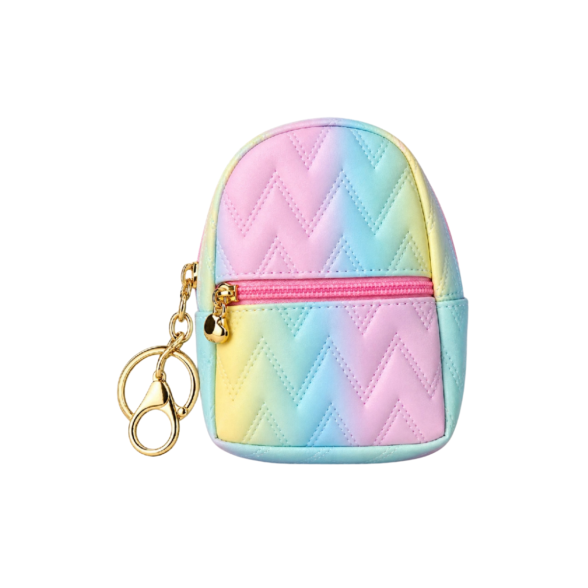 Llavero Mini Mochila Matelasse Degradé