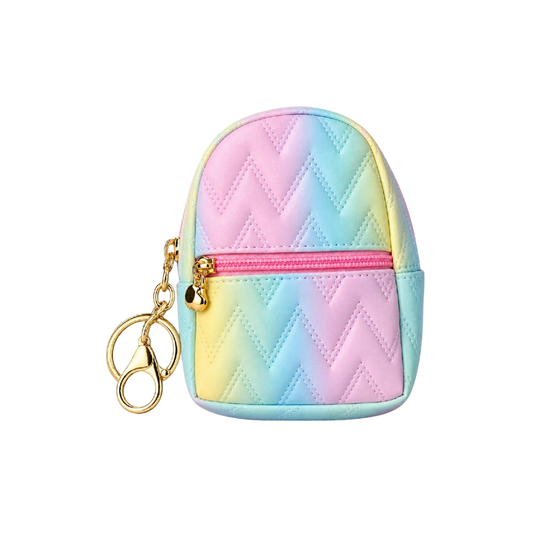 Llavero Mini Mochila Matelasse Degradé