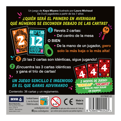 Juego de Cartas TRIO Devir