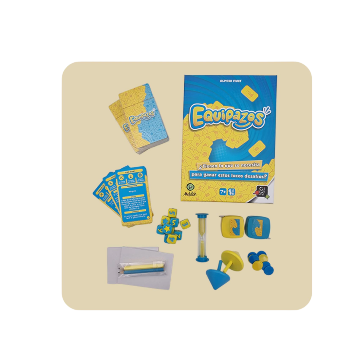 Juego de mesa de desafíos Equipazos