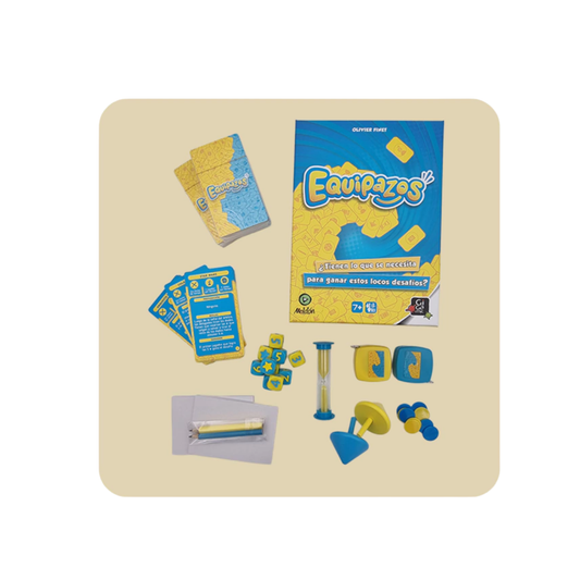 Juego de mesa de desafíos Equipazos