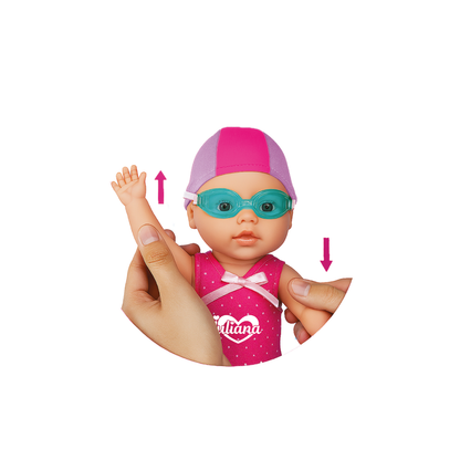 Juliana Nadadora Con Movimientos Reales