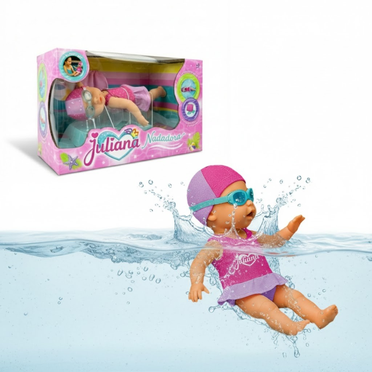 Juliana Nadadora Con Movimientos Reales