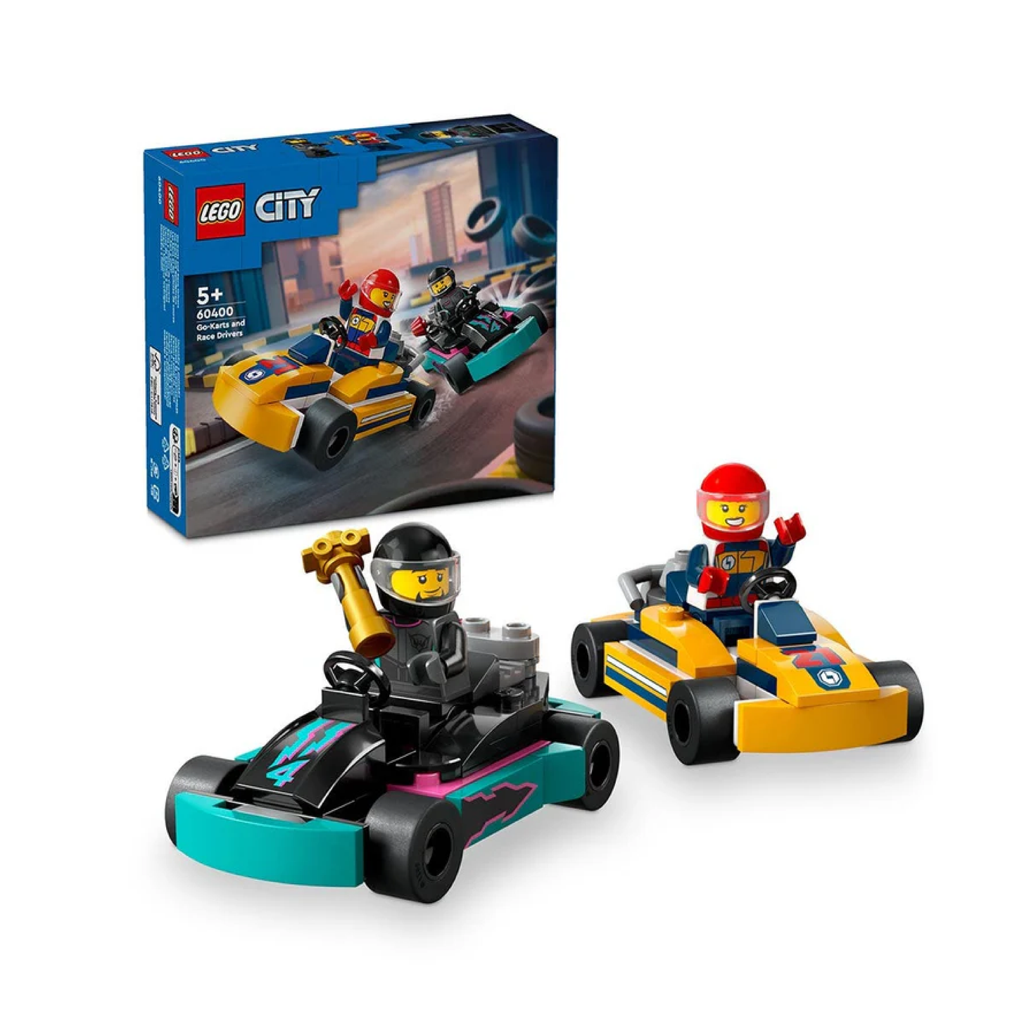 Lego GO-Karts Y Pilotos De Carreras