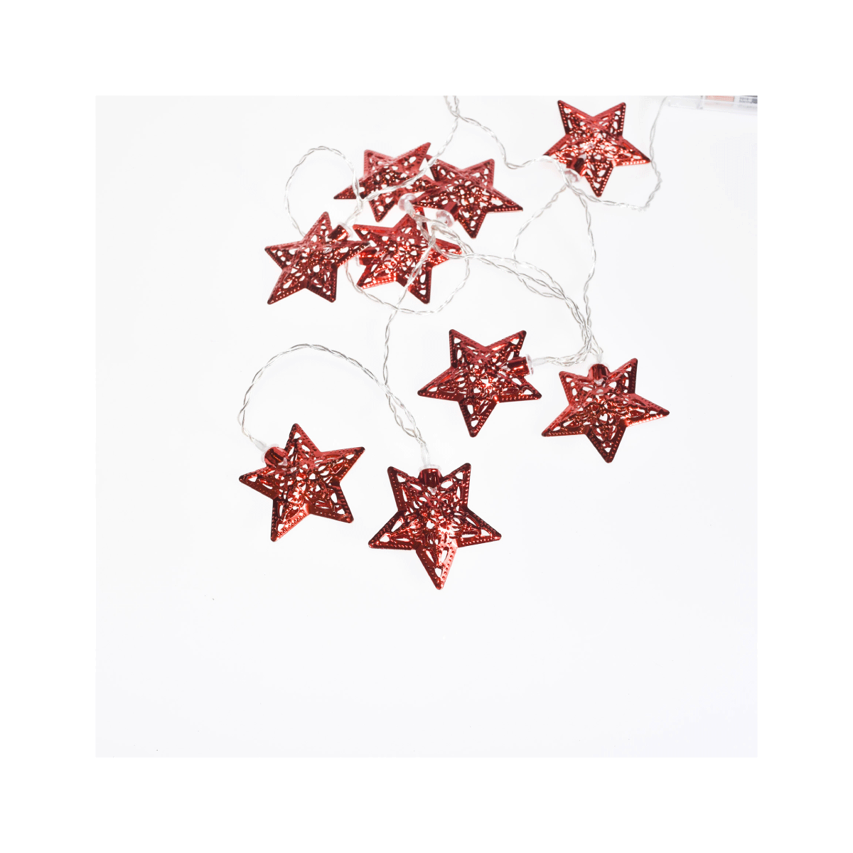 Luces Led Estrella Rojo Alparamis