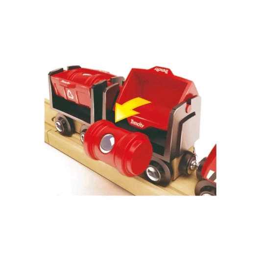 Trencity Kit Pista De Reciclado 22 Pzs De Madera