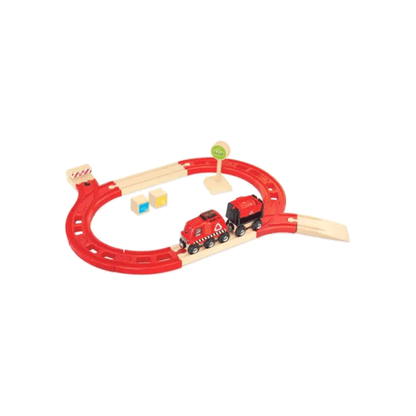 Trencity Kit Pista De Reciclado 22 Pzs De Madera