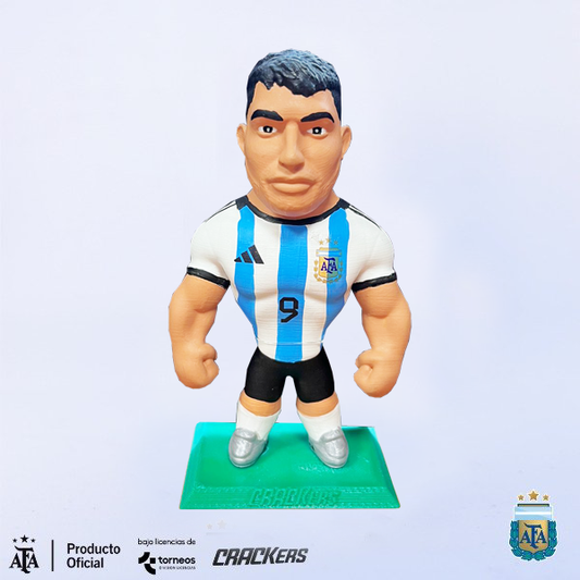 Figura 3D Coleccionable del Kun Aguero