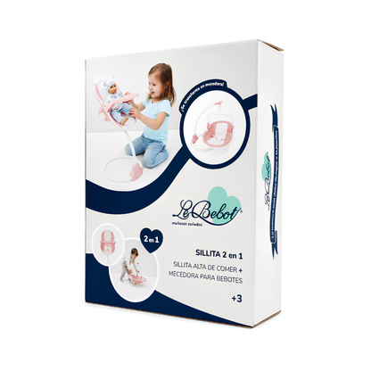 Sillita 2 en 1 de Juguete para Bebotes Lebebot