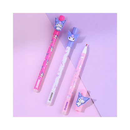 Roller Borrable Kuromi – Lapicera Escolar con Tinta Borrable