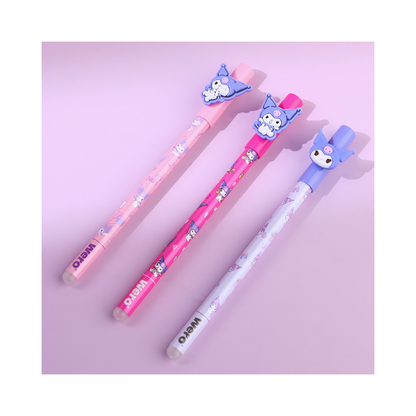 Roller Borrable Kuromi – Lapicera Escolar con Tinta Borrable