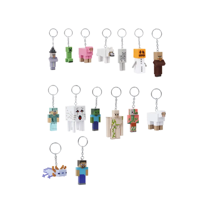 Edición Especial Set 16 Figuras Llavero videojuego de bloques