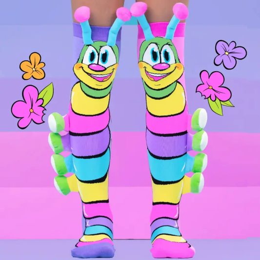 Medias Madmia Ciempiés de Colores con Patitas 3D