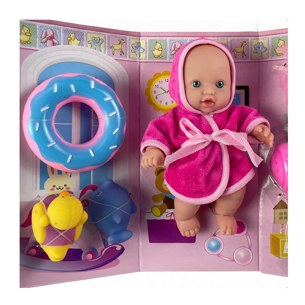 Muñeco Bebe Con Sonido Y Accesorios