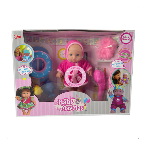 Muñeco Bebe Con Sonido Y Accesorios