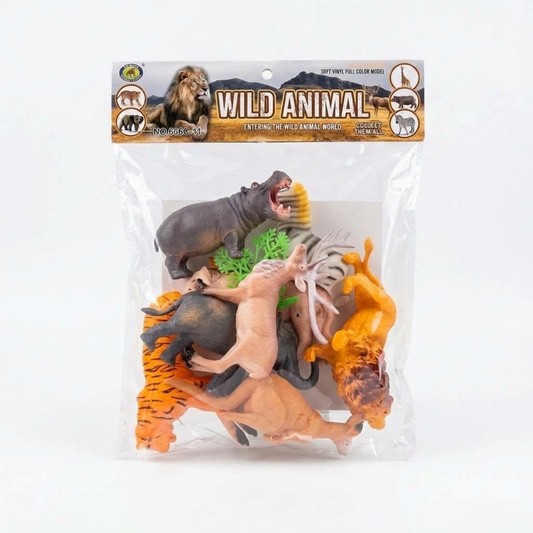 Set de Animales de la Selva en Bolsa 10 cm