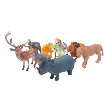 Set de Animales de la Selva en Bolsa 10 cm