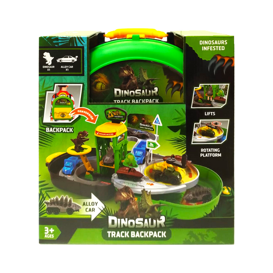Mochila Playset De Dinosaurios Con Accesorios