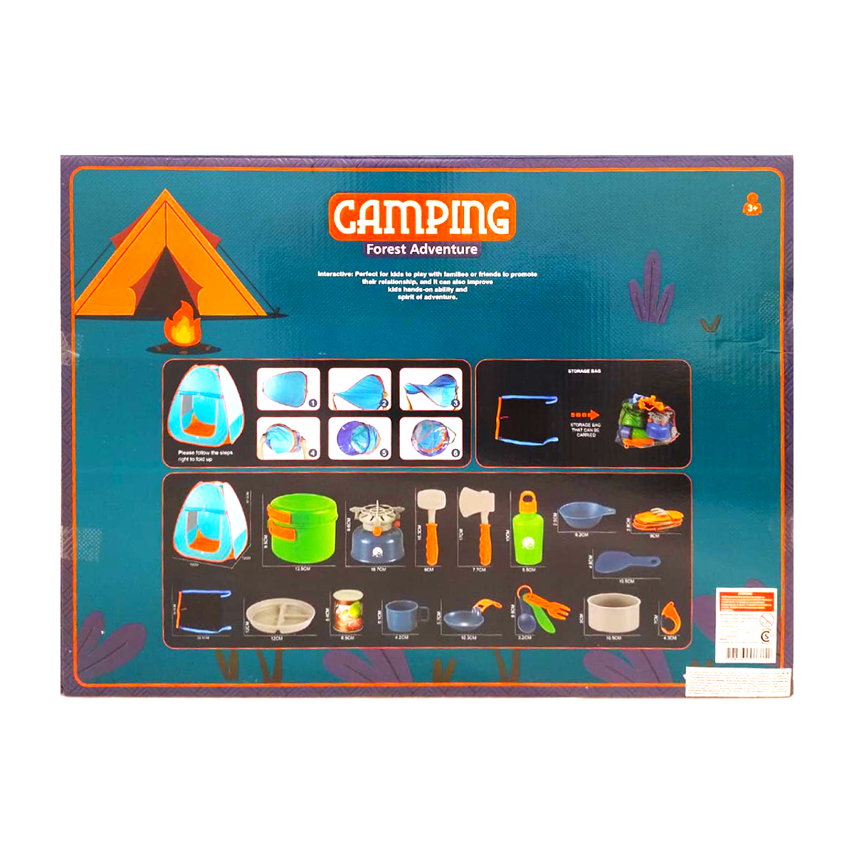 Set De Camping Con Carpa 22 Piezas