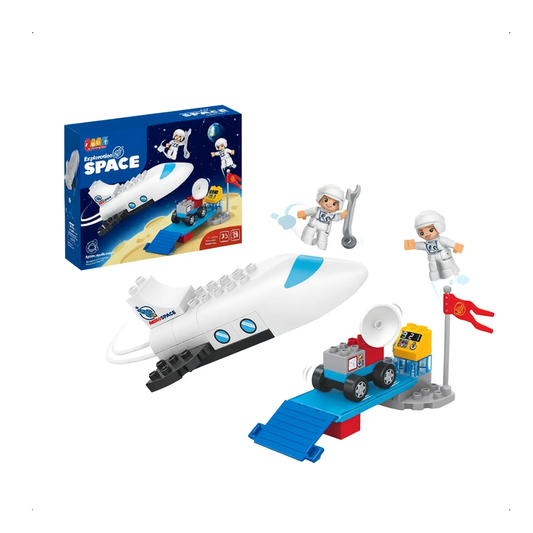 Cohete Espacial Para Armar 35 Piezas