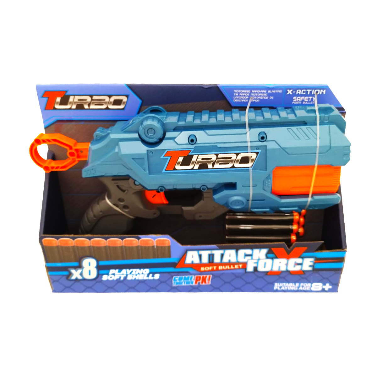 Pistola Lanzadardos Manual Turbo Attack Force