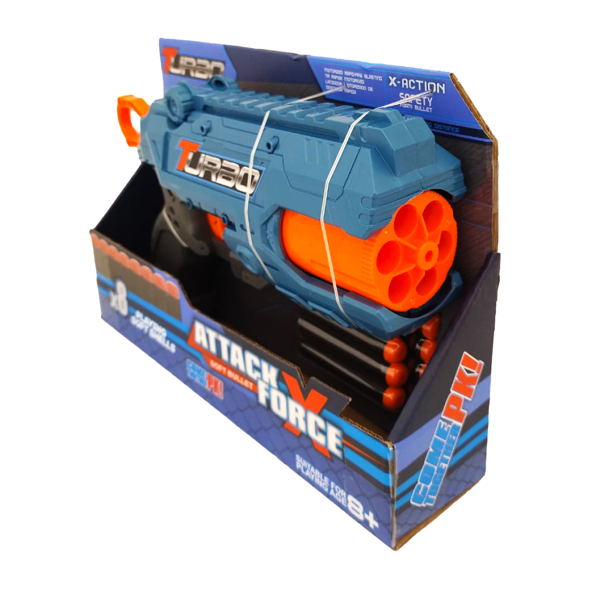 Pistola Lanzadardos Manual Turbo Attack Force