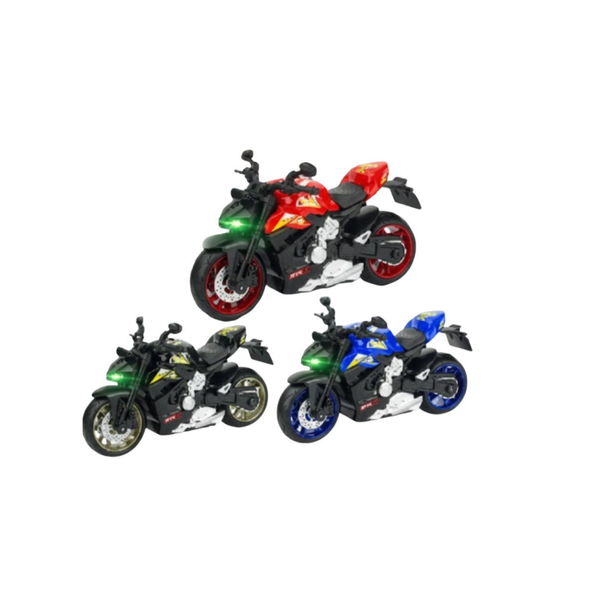 Motocicleta  a friccion con Luz y Sonido