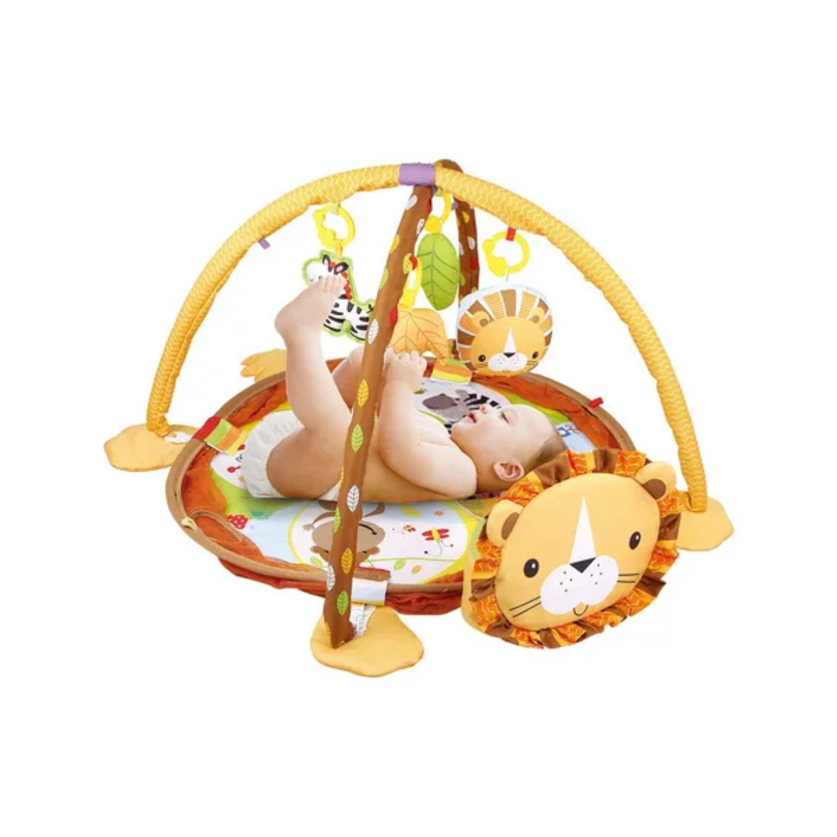 Gimnasio y Centro de Juegos para Bebé con Pelotero Diseño León