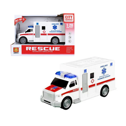 Ambulancia con Luces y Sonidos