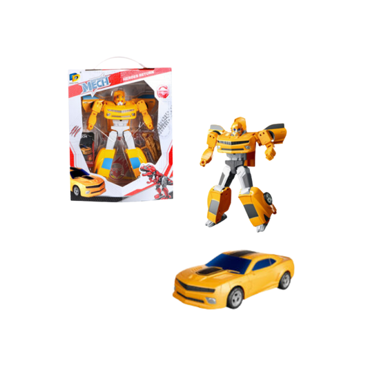 Robot Transformer Heroes Return Mustang Amarillo