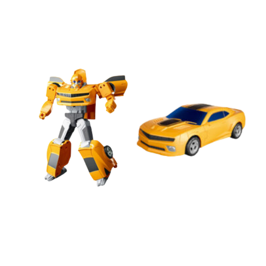 Robot Transformer Heroes Return Mustang Amarillo