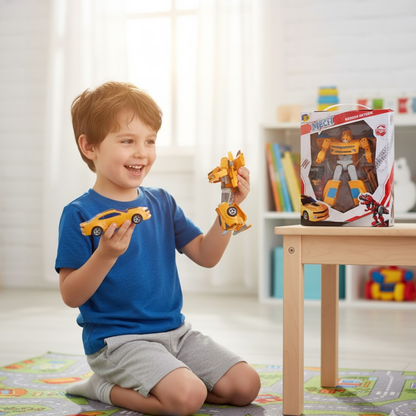 Robot Transformer Heroes Return Mustang Amarillo