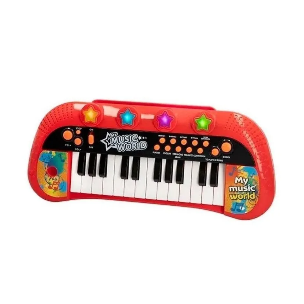 Piano a Pila con 24 teclas con Luz y Sonidos
