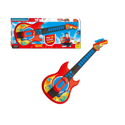 Guitarra Para Niños Musical Eléctrica Con Botones