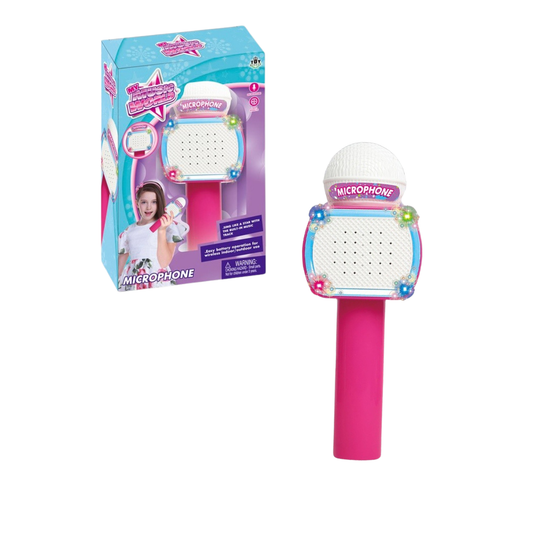 Micrófono Inalámbrico Infantil con Luz y Música