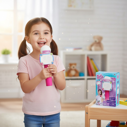 Micrófono Inalámbrico Infantil con Luz y Música