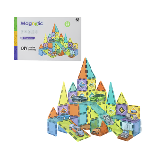 Juego Bloques Magneticos de 75 Piezas