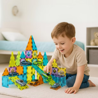 Juego Bloques Magneticos de 75 Piezas