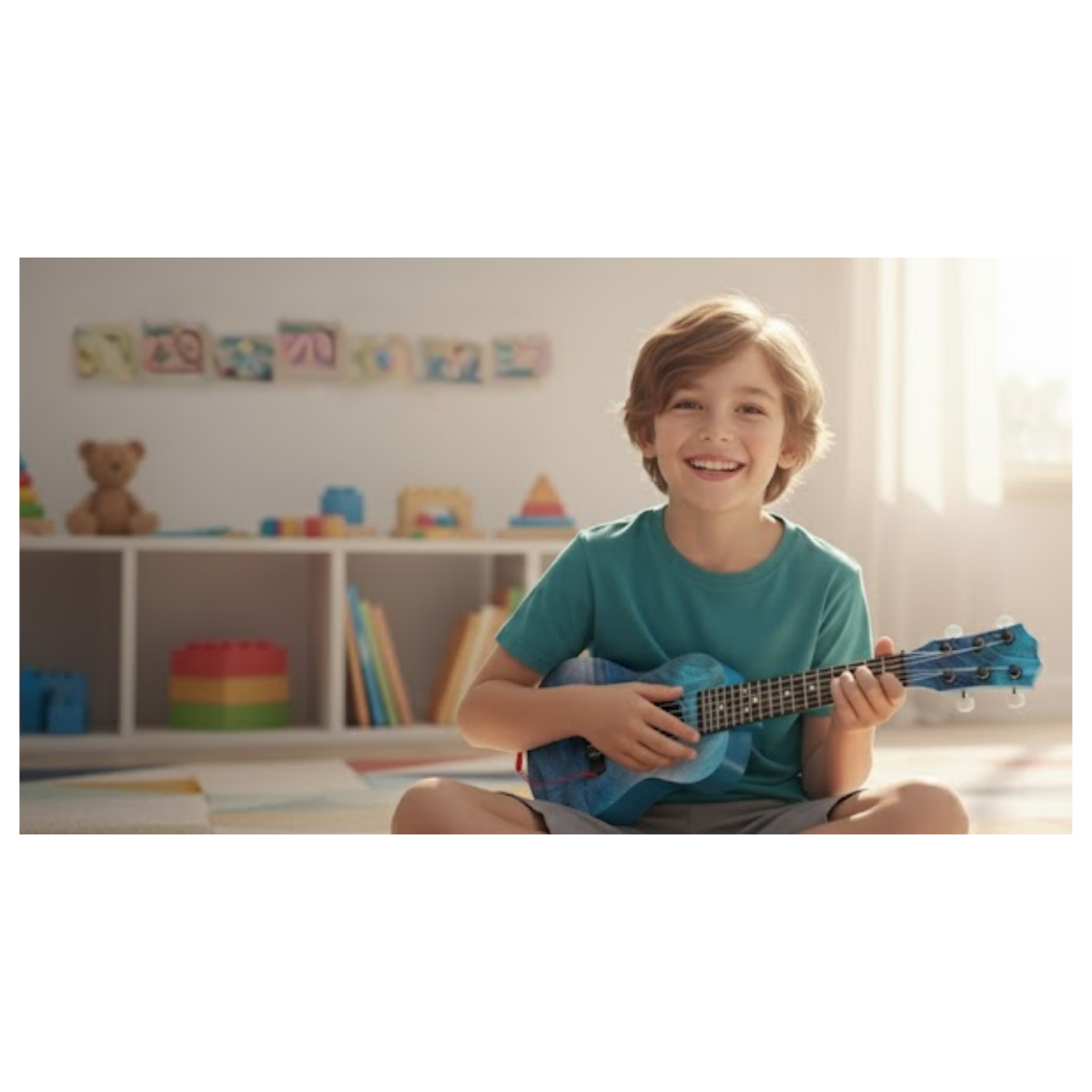 Ukelele Infantil Color Marron
