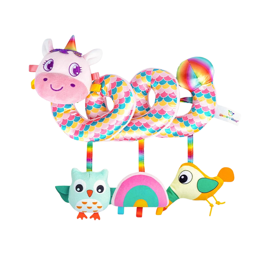 Juguete de Actividad en Espiral Unicornio Rainbow