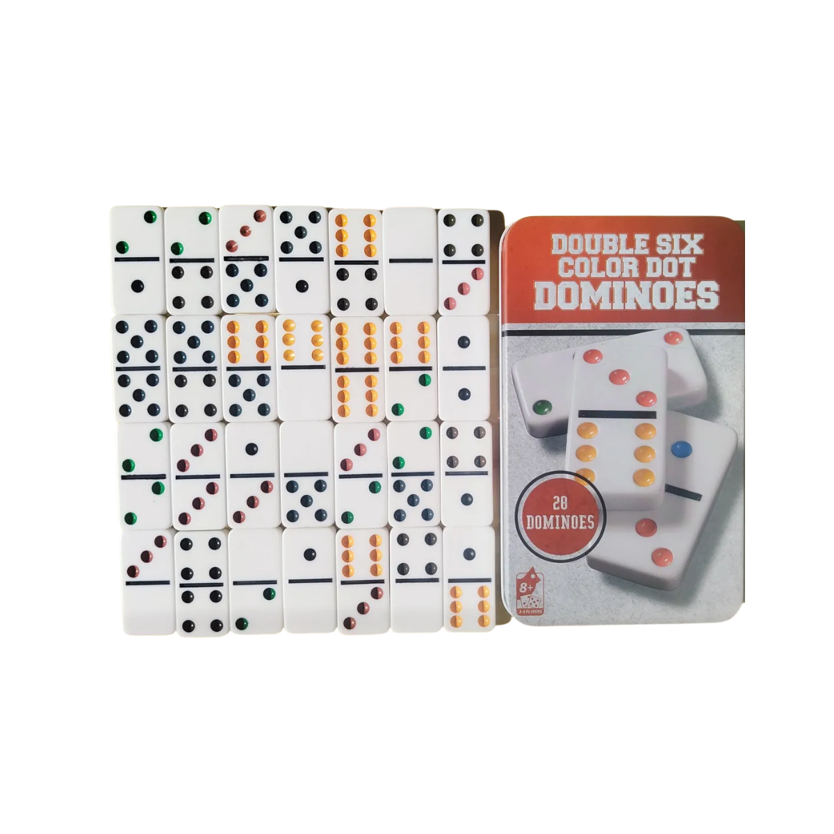 Juego Domino Caja Metalica 28 Piezas