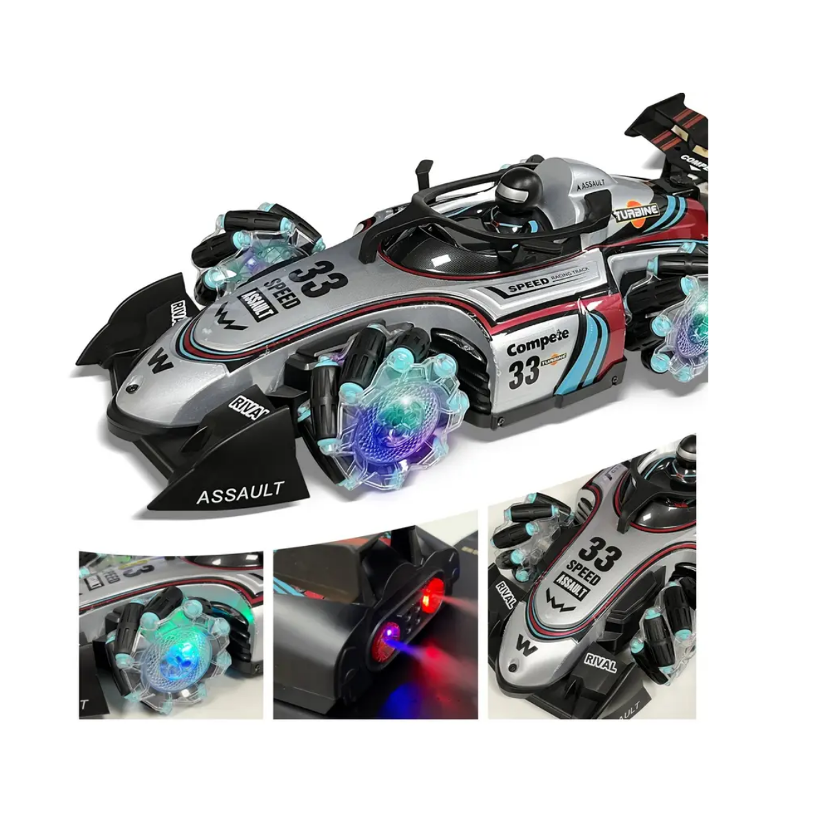 Auto A Control remoto F1 con Deteccion de Gestos