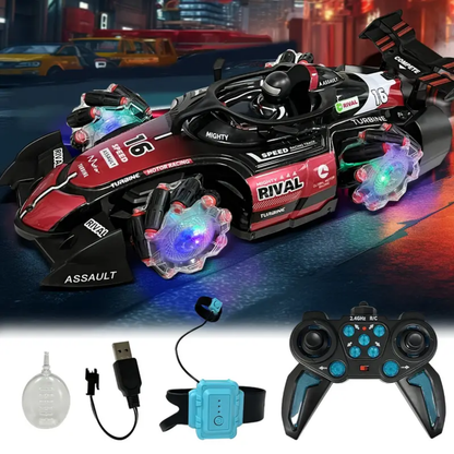 Auto A Control remoto F1 con Deteccion de Gestos