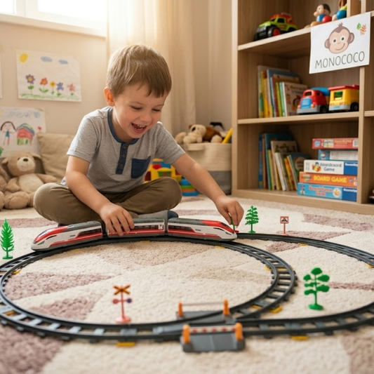 Set de Tren Eléctrico Classic Train con Luces y Sonido
