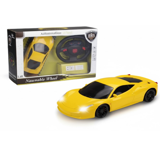 Auto a Radio Control Deportivo 1:10 – Azul, Rojo o Amarillo