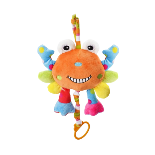 Cunero De Peluche Cangrejo Musical