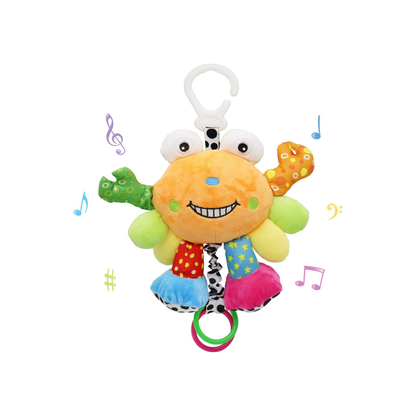 Cunero De Peluche Cangrejo Musical