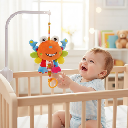 Cunero De Peluche Cangrejo Musical